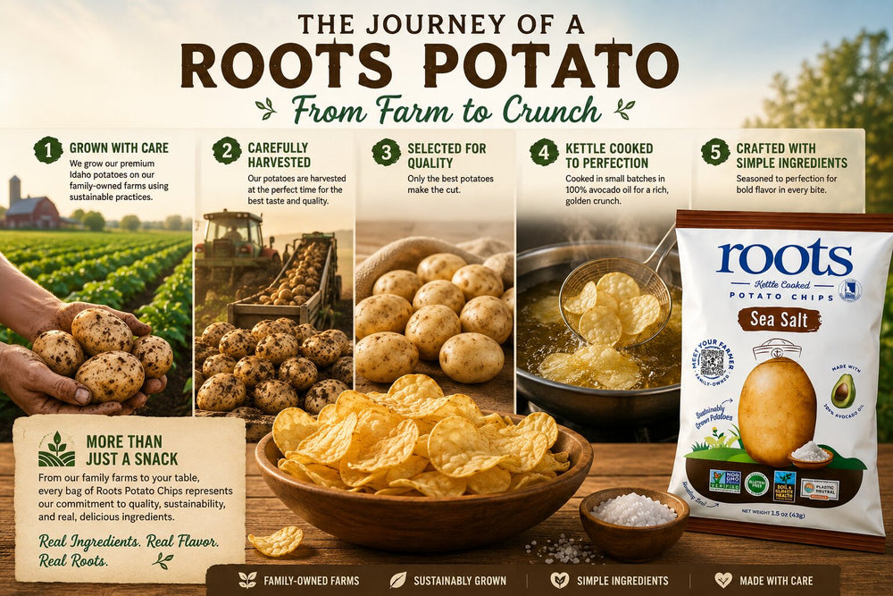 The Journey of a Roots Potato | From Farm to Crunch