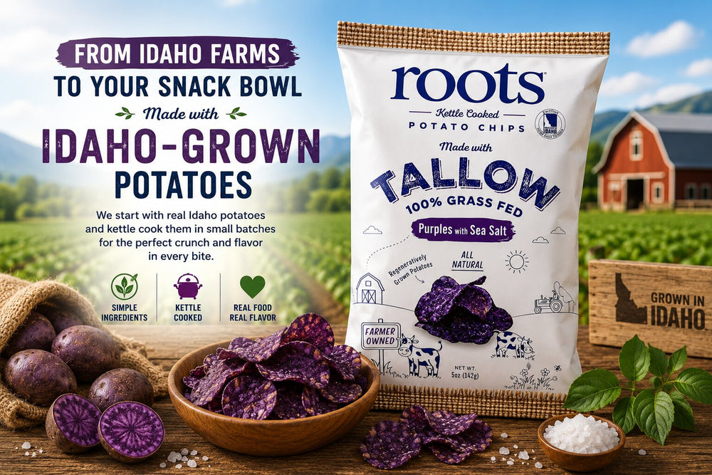 Roots Kettle Cooked Potato Chips | Idaho-Grown Potatoes