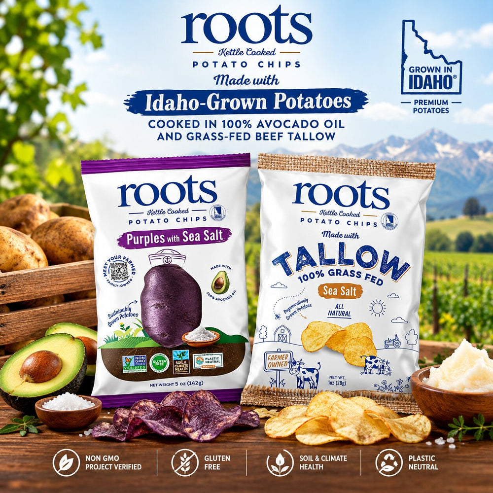 Avocado Oil & Beef Tallow Potato Chips | Roots Potato Chips