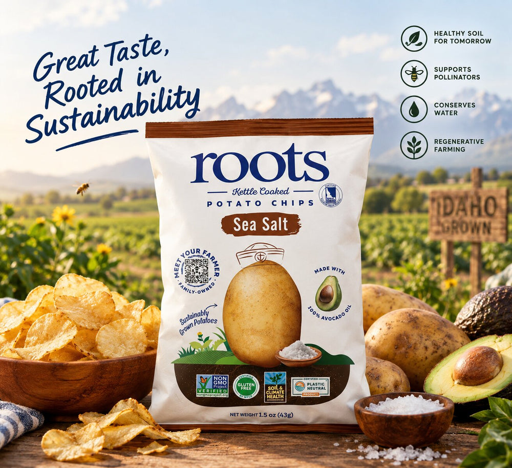 Roots Potato Chips: Great Taste & Sustainable Farming
