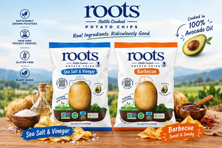 Sea Salt & Vinegar and Barbecue Potato Chips | Roots