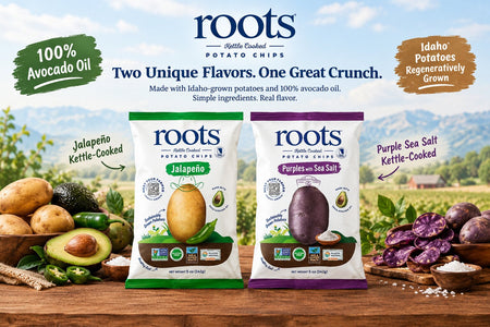 Jalapeño & Purple Sea Salt Potato Chips | Roots